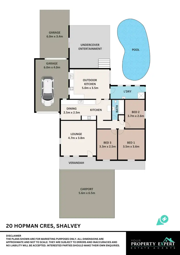 Floorplan of Homely house listing, 20 Hopman Crescent, Shalvey NSW 2770