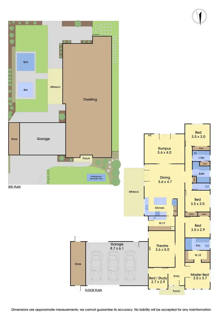 Floorplan of Homely house listing, 25 Breenview Place, Doreen VIC 3754