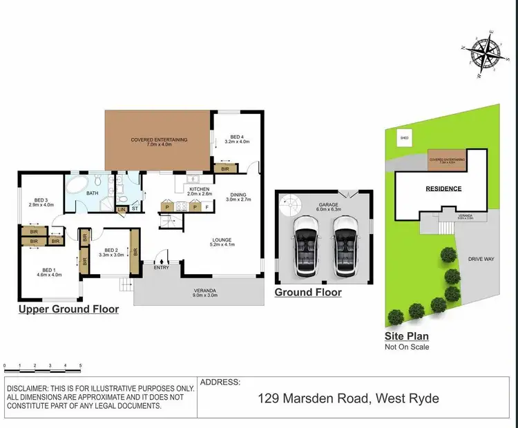 Floorplan of Homely house listing, 129 Marsden Road, West Ryde NSW 2114