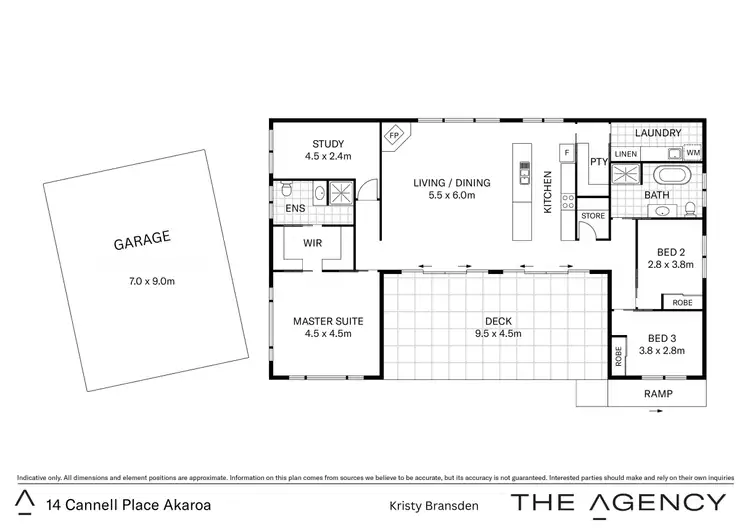 Floorplan of Homely house listing, 14 Cannell Place, Akaroa TAS 7216
