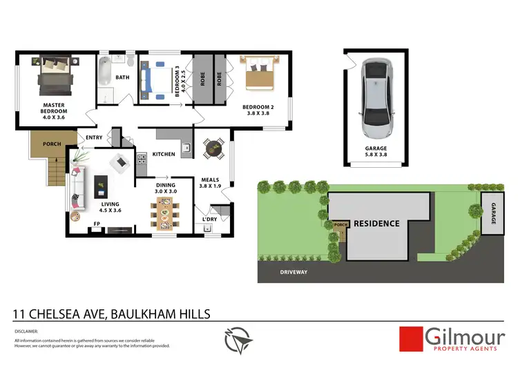 Floorplan of Homely house listing, 11 Chelsea Avenue, Baulkham Hills NSW 2153