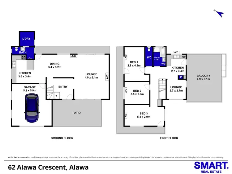Floorplan of Homely house listing, 62 Alawa Crescent, Alawa NT 810