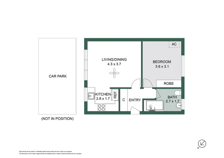 Floorplan of Homely apartment listing, 6/4 Dickens Street, Elwood VIC 3184