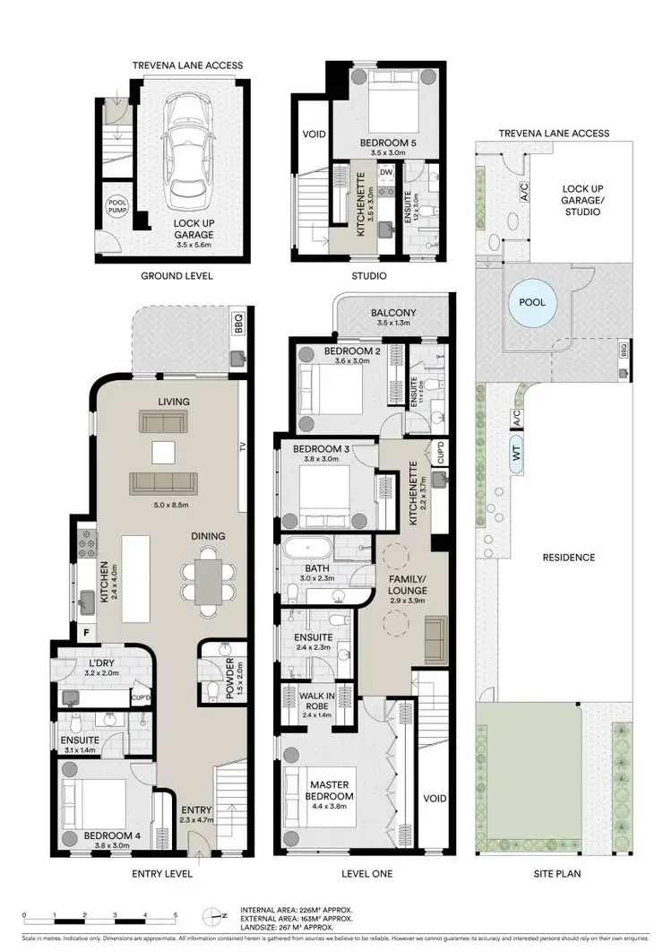 Floorplan of Homely semi-detached listing, 5A Heydon Street, Enfield NSW 2136