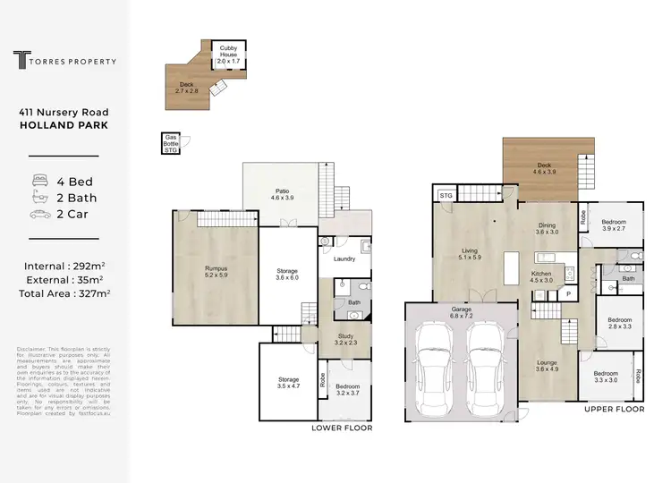 Floorplan of Homely house listing, 411 Nursery Road, Holland Park QLD 4121
