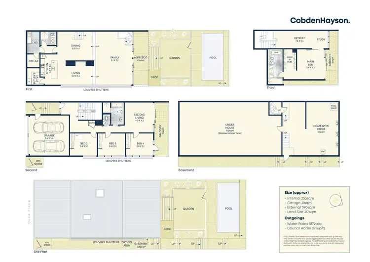 Floorplan of Homely house listing, 7A Duke Place, Balmain East NSW 2041