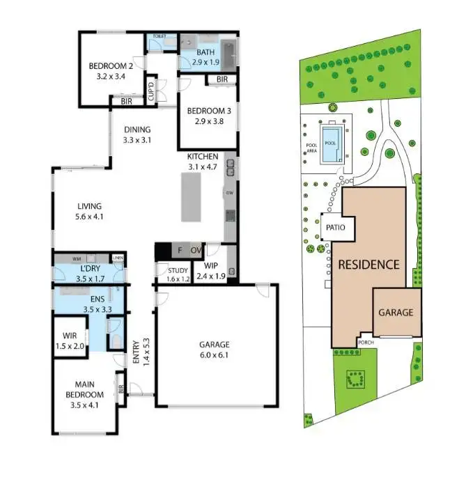 Floorplan of Homely house listing, 11 Hermitage Drive, Moama NSW 2731
