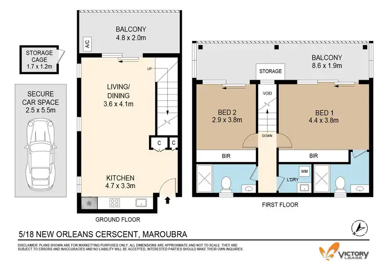 Floorplan of Homely apartment listing, 5/18 New Orleans Crescent, Maroubra NSW 2035
