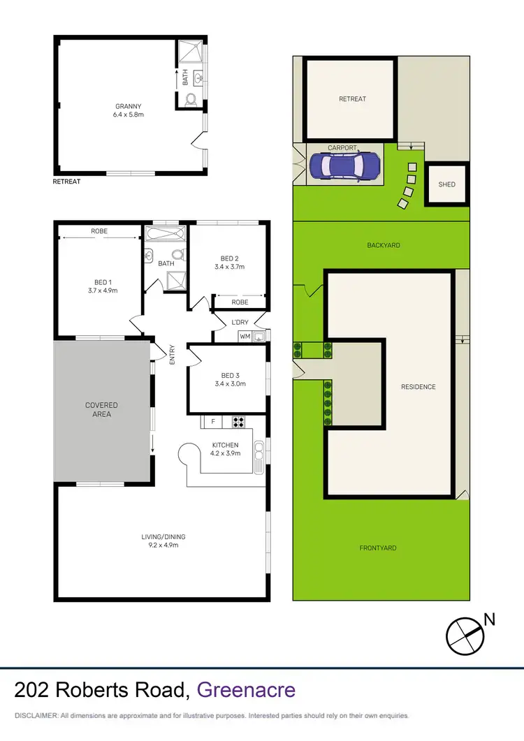 Floorplan of Homely house listing, 202 Roberts Road, Greenacre NSW 2190