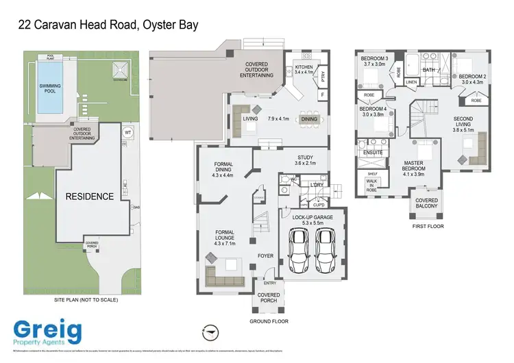 Floorplan of Homely house listing, 22 Caravan Head Road, Oyster Bay NSW 2225