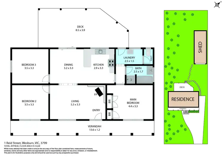 Floorplan of Homely house listing, 1 Reid Street, Wesburn VIC 3799