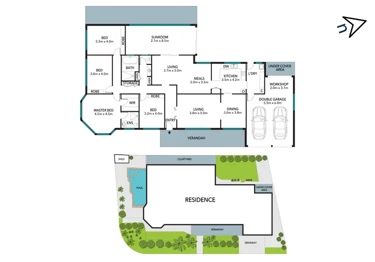 Floorplan of Homely house listing, 4 Park Royal Drive, Floraville NSW 2280