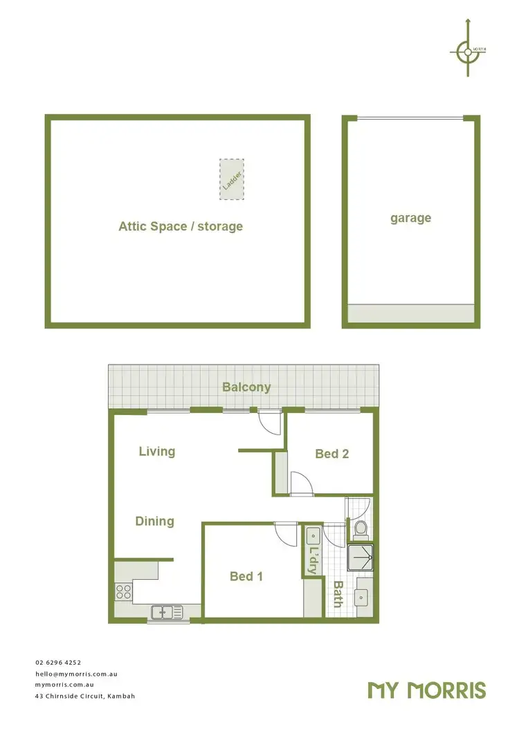Floorplan of Homely unit listing, 34/181 McBryde Crescent, Wanniassa ACT 2903