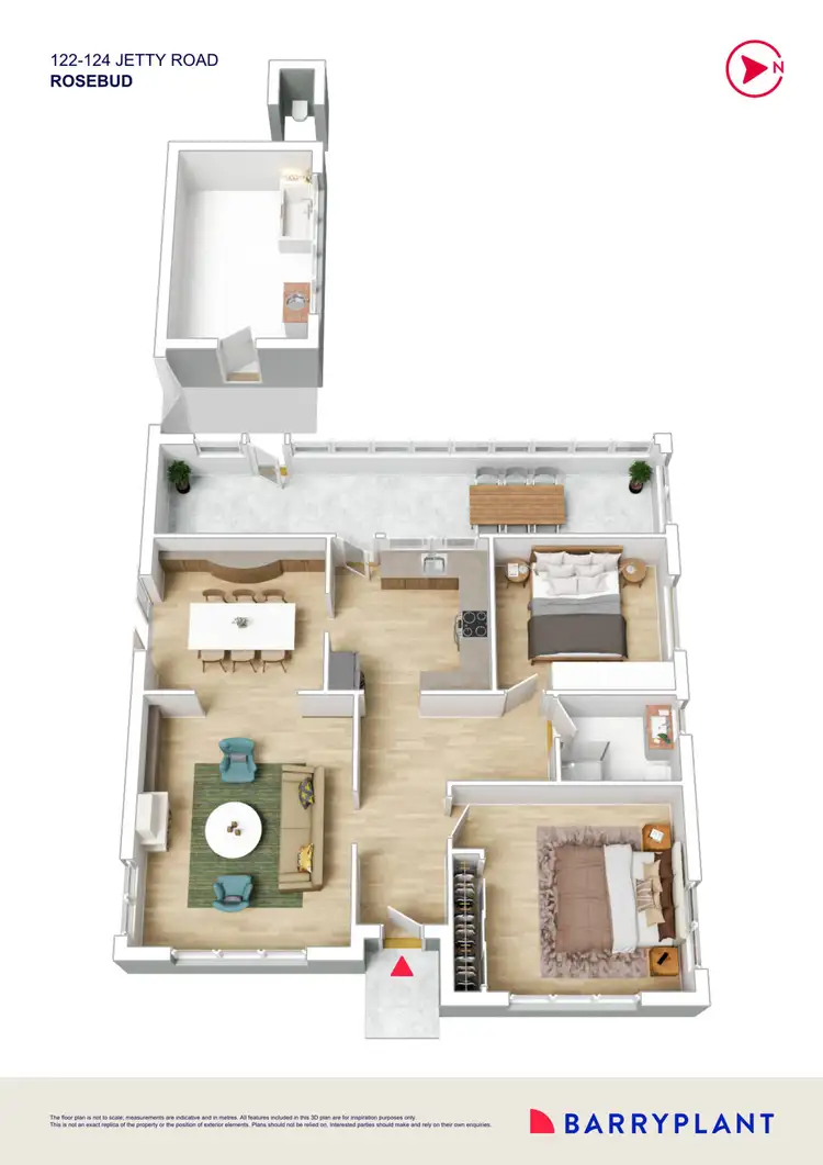 Floorplan of Homely house listing, 122-124 Jetty Road, Rosebud VIC 3939