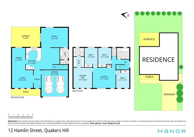 Floorplan of Homely house listing, 12 Hamlin Street, Quakers Hill NSW 2763