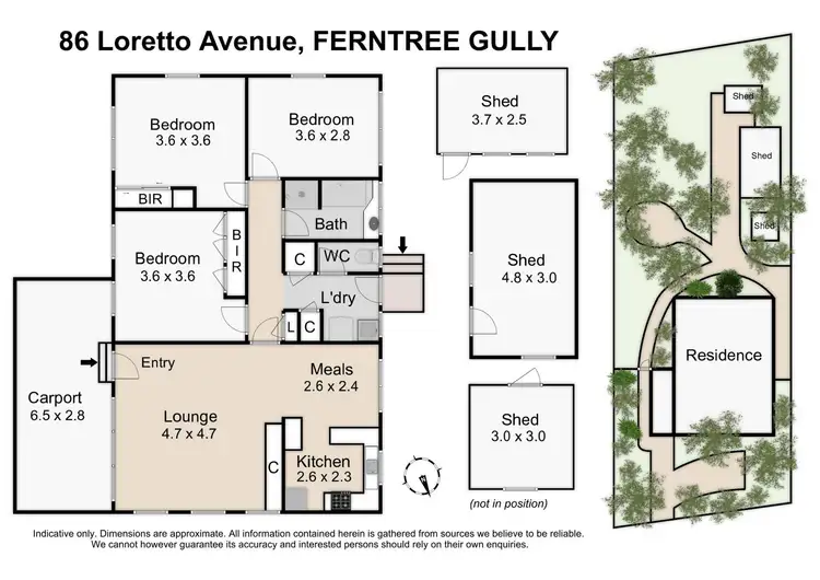 Floorplan of Homely house listing, 86 Loretto Avenue, Ferntree Gully VIC 3156
