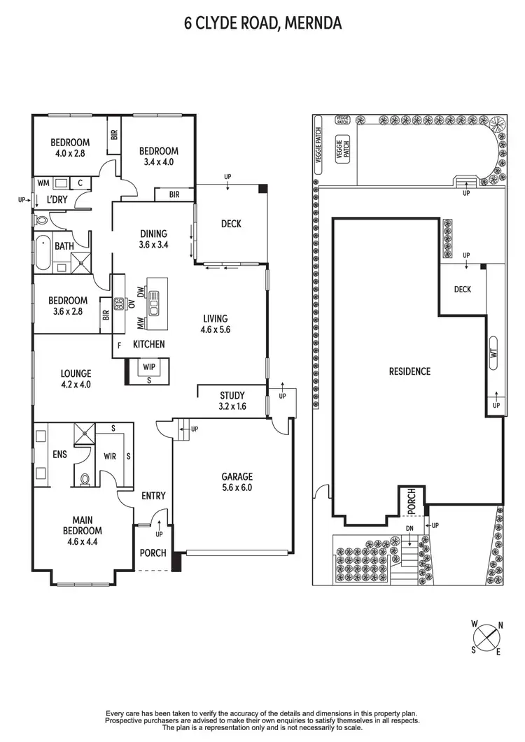Floorplan of Homely house listing, 6 Clyde Road, Mernda VIC 3754