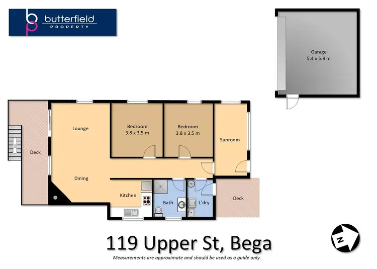 Floorplan of Homely house listing, 119 Upper Street, Bega NSW 2550