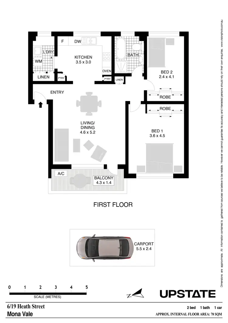 Floorplan of Homely apartment listing, 6/19 Heath Street, Mona Vale NSW 2103