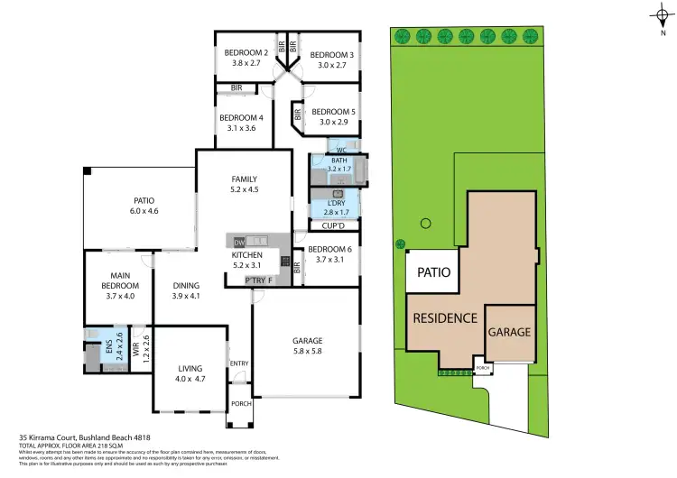 Floorplan of Homely house listing, 35 Kirrama Court, Bushland Beach QLD 4818
