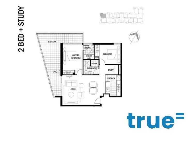 Floorplan of Homely apartment listing, 207/6 Sunbeam Street, Campsie NSW 2194