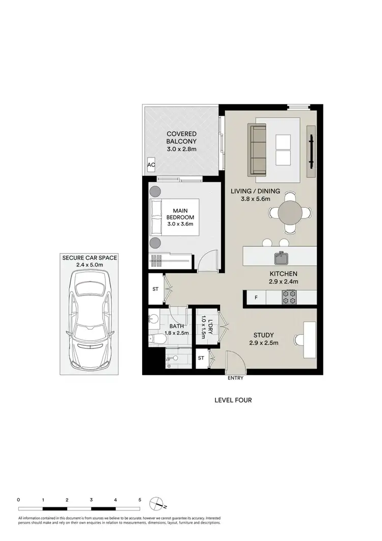 Floorplan of Homely apartment listing, 406/3 Madden Close, Botany NSW 2019