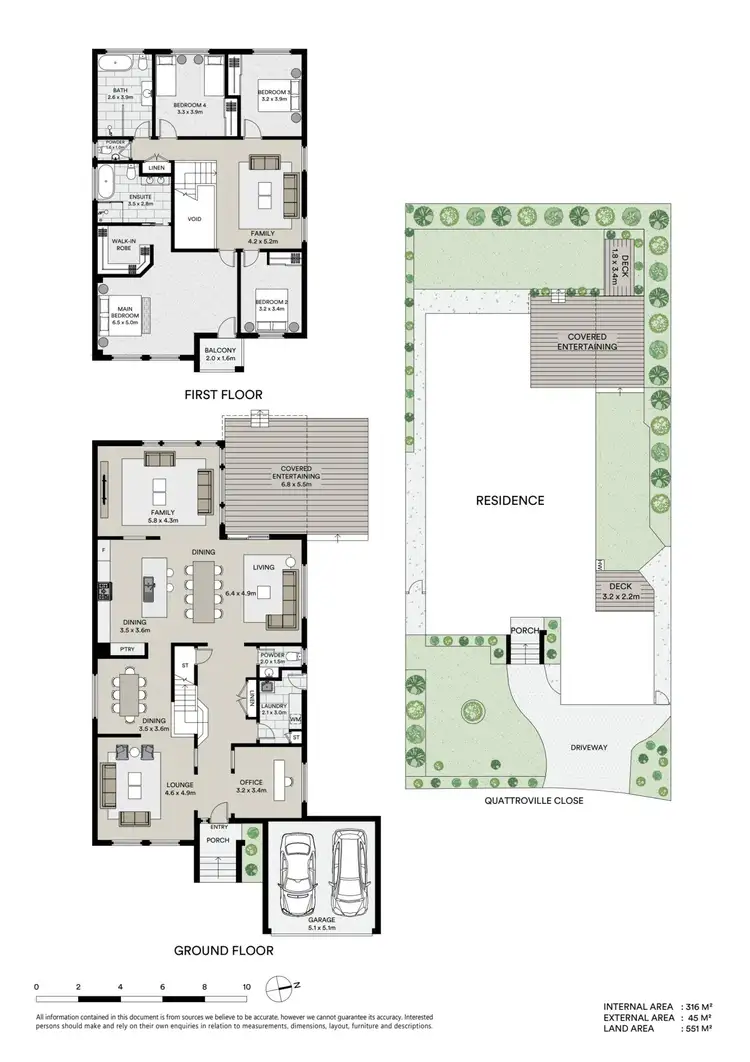 Floorplan of Homely house listing, 9 Quattroville Place, Green Point NSW 2251