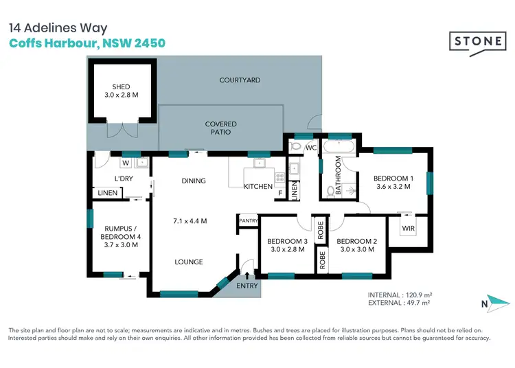 Floorplan of Homely house listing, 14 Adelines Way, Coffs Harbour NSW 2450