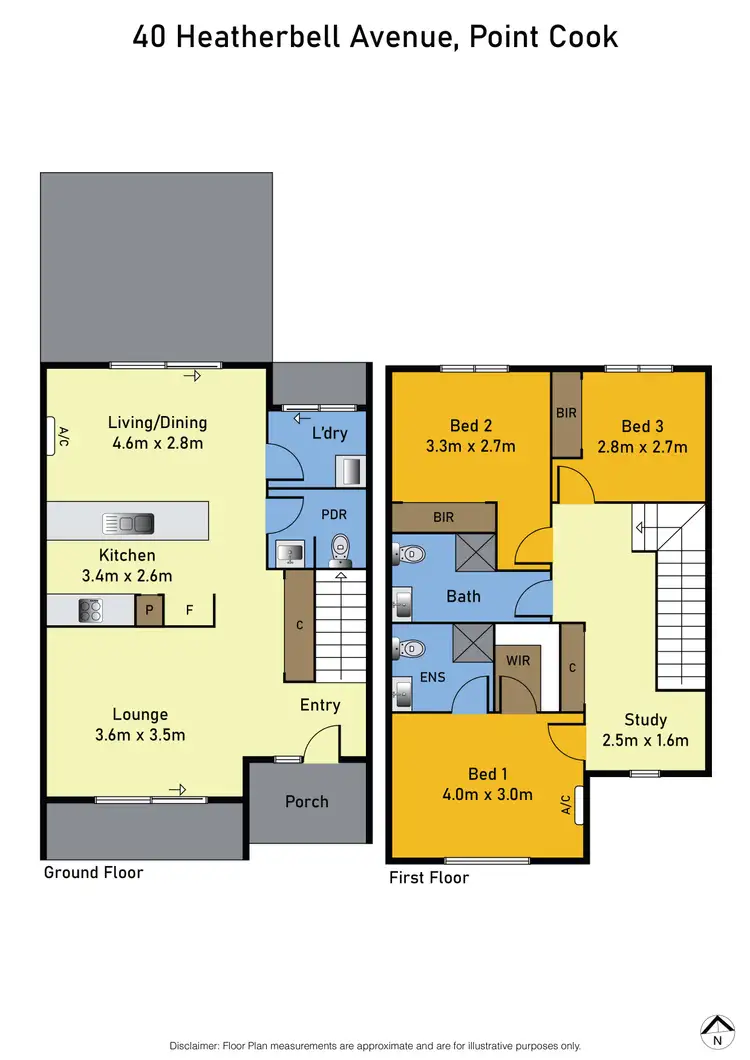 Floorplan of Homely house listing, 40 Heatherbell Avenue, Point Cook VIC 3030