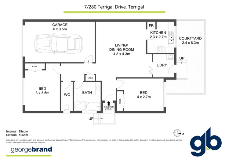 Floorplan of Homely villa listing, 7/280 Terrigal Drive, Terrigal NSW 2260