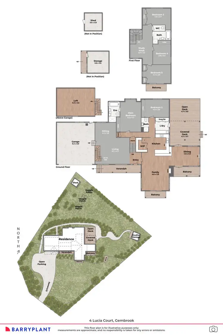 Floorplan of Homely house listing, 4 Lucia Court, Gembrook VIC 3783