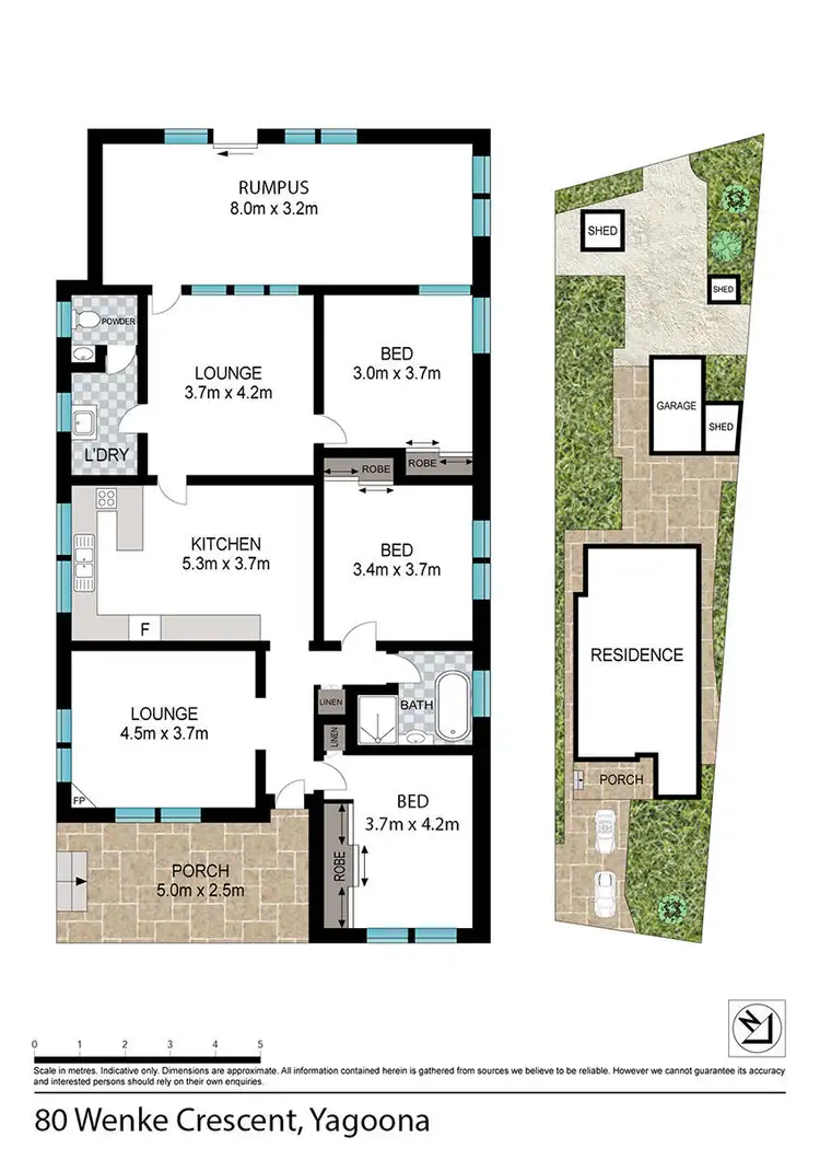 Floorplan of Homely house listing, 80 Wenke Crescent, Yagoona NSW 2199