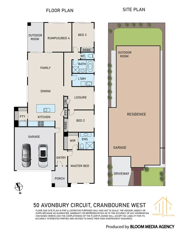 Floorplan of Homely house listing, 50 Avonbury Circuit, Cranbourne West VIC 3977