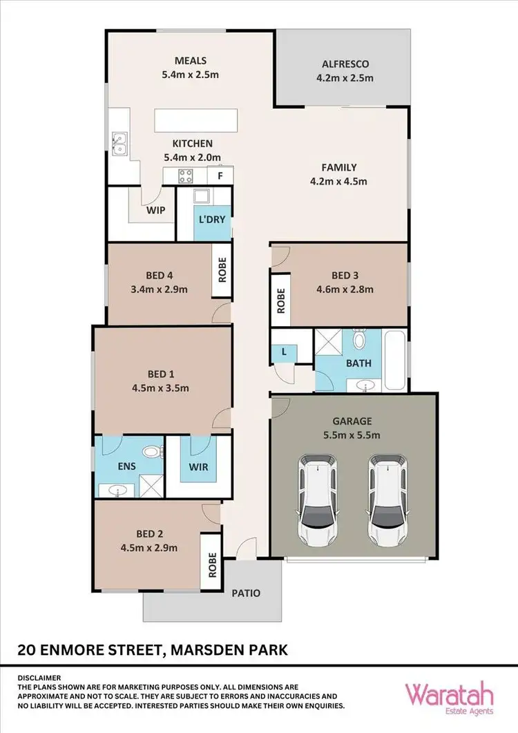 Floorplan of Homely house listing, 20 Enmore Street, Marsden Park NSW 2765