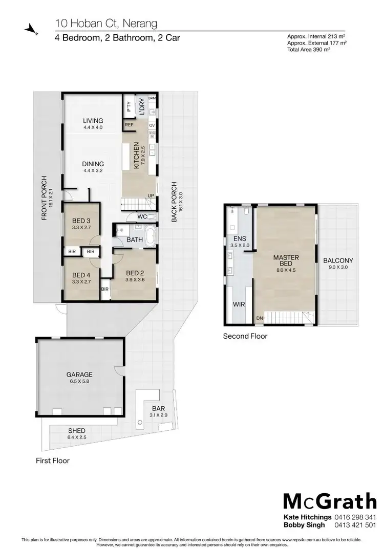 Floorplan of Homely house listing, 10 Hoban Court, Nerang QLD 4211