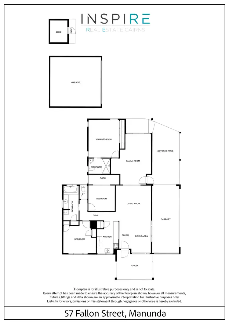 Floorplan of Homely house listing, 57 Fallon Street, Manunda QLD 4870