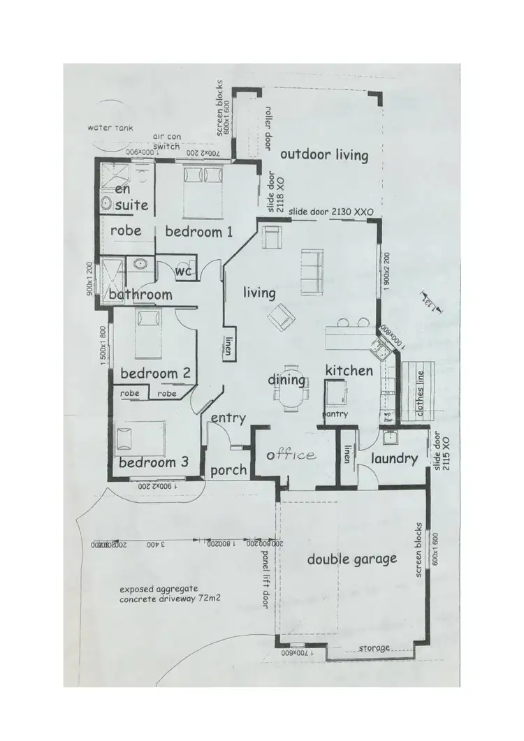 Floorplan of Homely house listing, 36 City View Crescent, Mooroobool QLD 4870