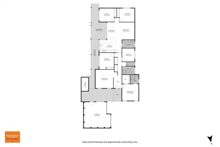 Floorplan of Homely house listing, 13 Northcliffe Place, Queanbeyan NSW 2620