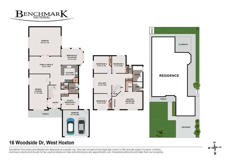 Floorplan of Homely house listing, 16 Woodside Avenue, West Hoxton NSW 2171