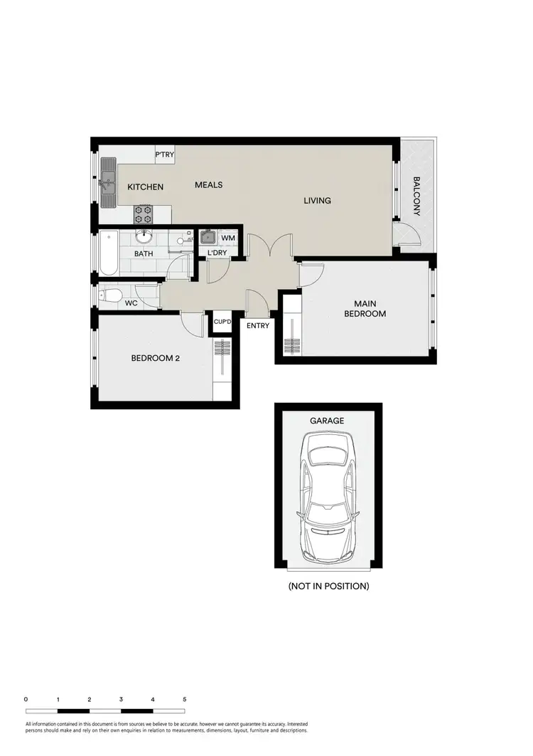 Floorplan of Homely apartment listing, 5/46-48 Ruskin Street, Elwood VIC 3184
