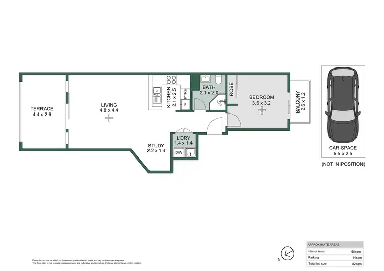 Floorplan of Homely apartment listing, 4/52A Nelson Street, Annandale NSW 2038