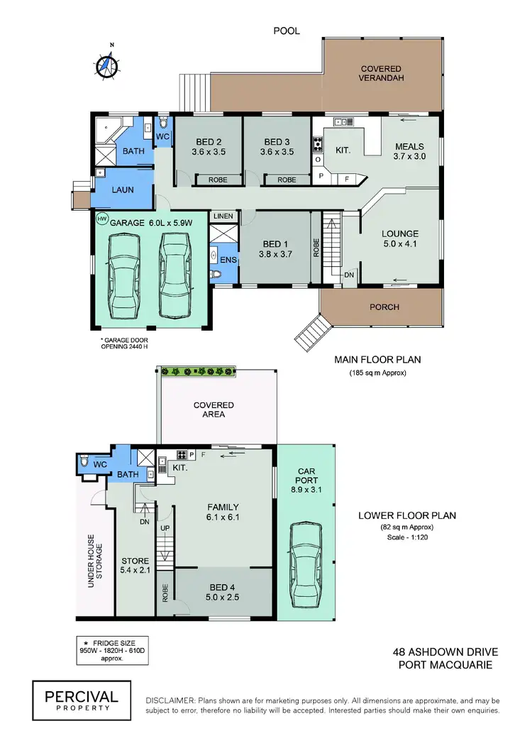 Floorplan of Homely house listing, 48 Ashdown Drive, Port Macquarie NSW 2444