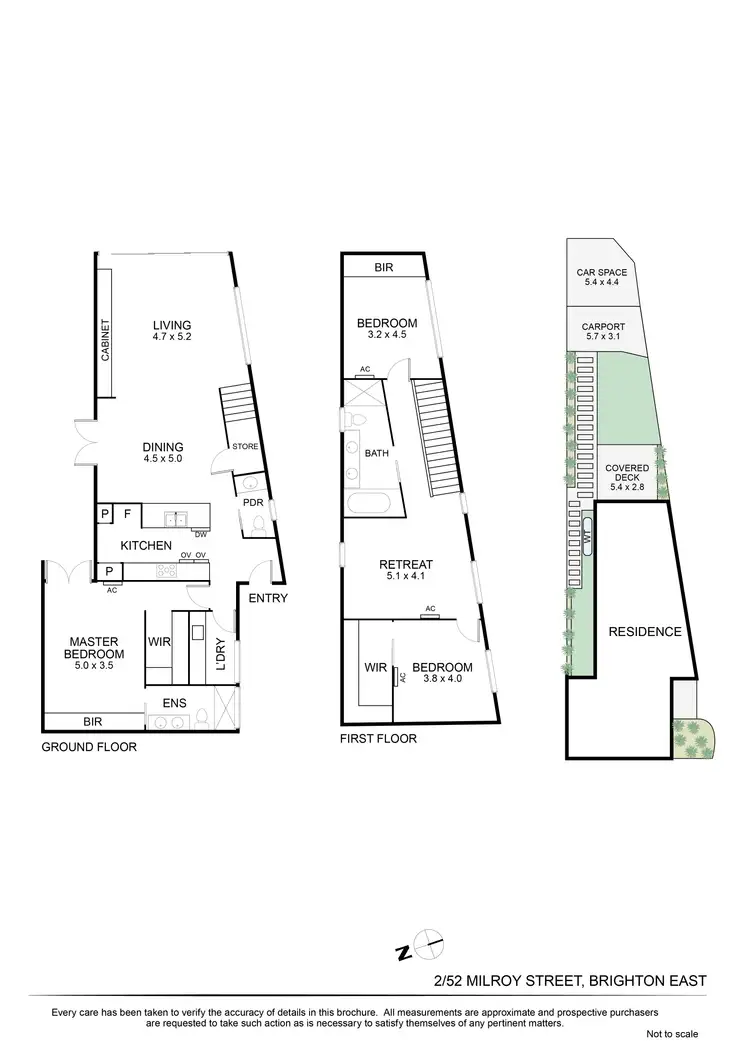 Floorplan of Homely house listing, 2/52 Milroy Street, Brighton East VIC 3187