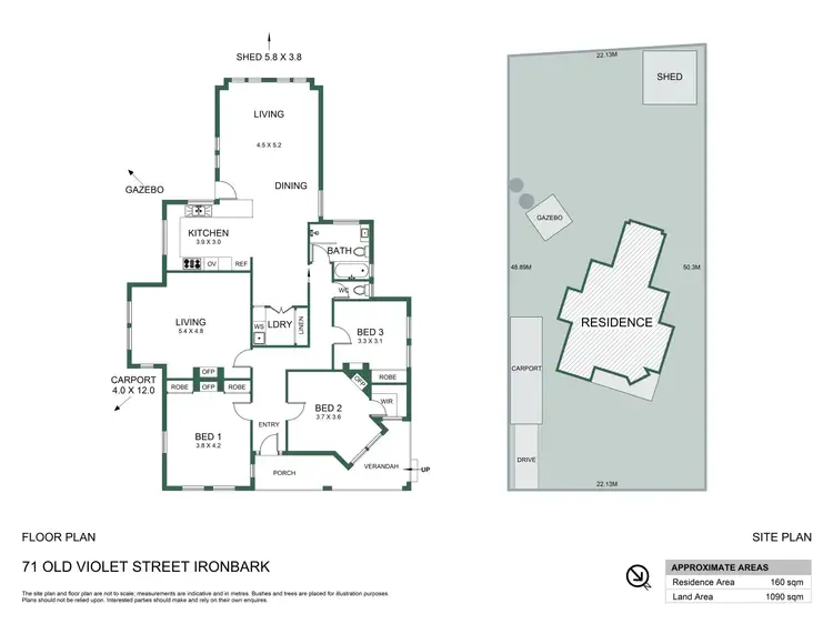 Floorplan of Homely house listing, 71 Old Violet Street, Ironbark VIC 3550