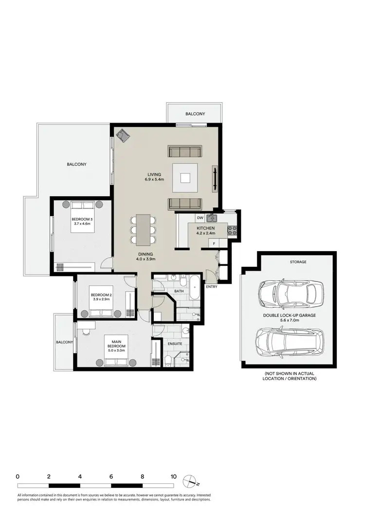Floorplan of Homely apartment listing, 60/41-51 Wright Street, Hurstville NSW 2220