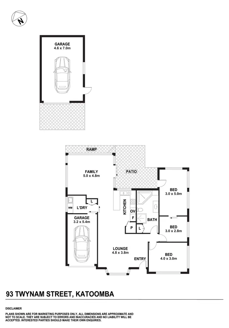 Floorplan of Homely house listing, 93 Twynam Street, Katoomba NSW 2780