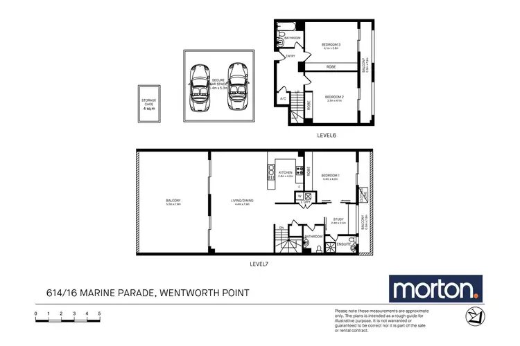 Floorplan of Homely apartment listing, 614/16 Marine Parade, Wentworth Point NSW 2127