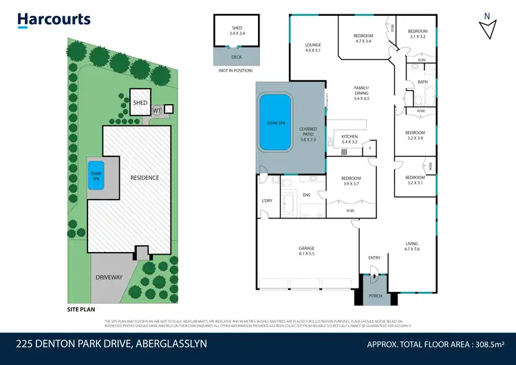 Floorplan of Homely house listing, 225 Denton Park Drive, Aberglasslyn NSW 2320