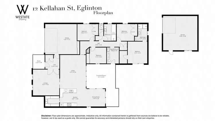 Floorplan of Homely house listing, 12 Kellahan Street, Eglinton NSW 2795
