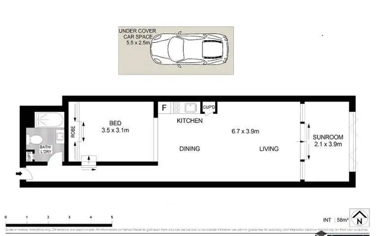 Floorplan of Homely apartment listing, 205/7-9 Abbott Street, Cammeray NSW 2062